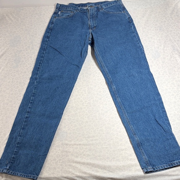 Carhartt Other - Carhartt B17 Relaxed Fit Jeans Men’s 34x36 Blue 100% Cotton Workwear